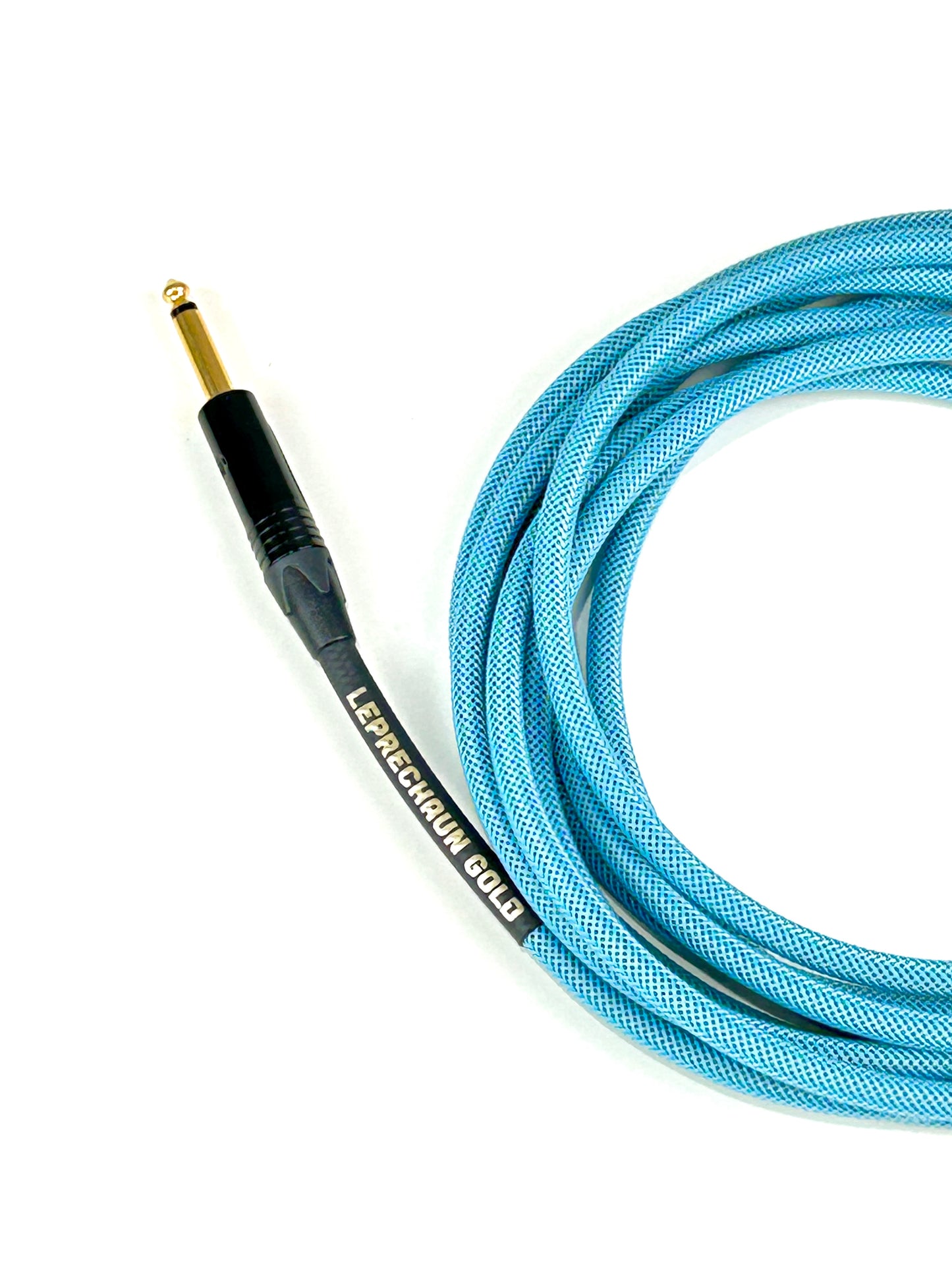 Leprechaun Gold Instrument Cable (Baby Blues)