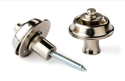 Dunlop STRAPLOK® Strap Locks Retainers Flush Mount (NICKEL)