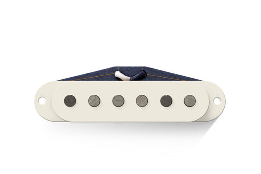 Bare Knuckle Pickups BKP Pat. Pend. '63 Veneer Board Single Coil Strat Set (3) Parchment