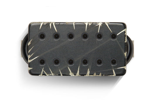 Bare Knuckle Pickups BKP Warpig Alnico 6 String Humbucker SET Black Battleworn F-Spaced