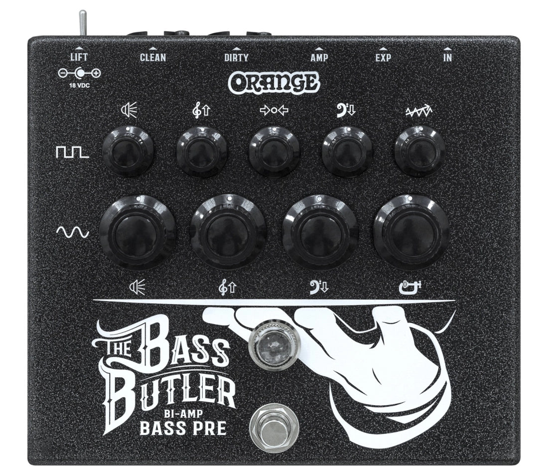 Orange Amplifiers Bass Butler Biamplifited Bass Preamp Pedal