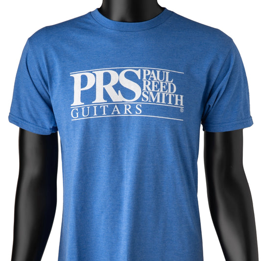 Paul Reed Smith PRS Block Logo T-Shirt Heather Blue