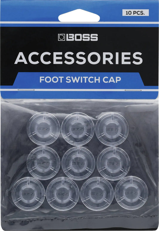 Boss FSC-10 Footswitch Caps (10 Pack) Clear