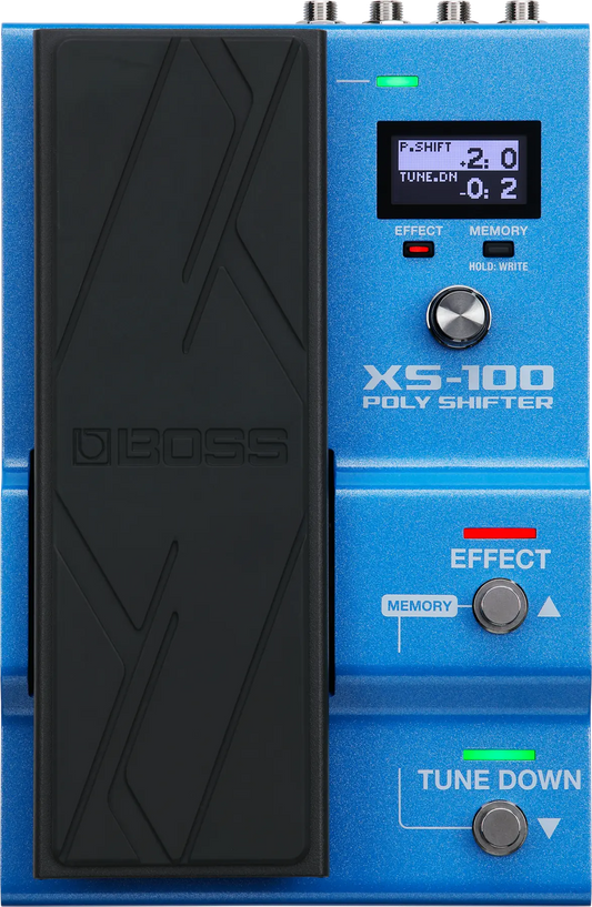 Boss XS-100 Poly Shift Polyphonic Pitch Shifter Expression Pedal