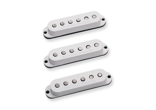 Seymour Duncan Custom SSL-5 Single Coil Strat Pickup SET White Covers