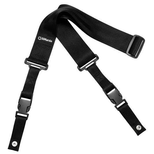 DiMarzio Clip Lock 2" Guitar Strap Black Nylon