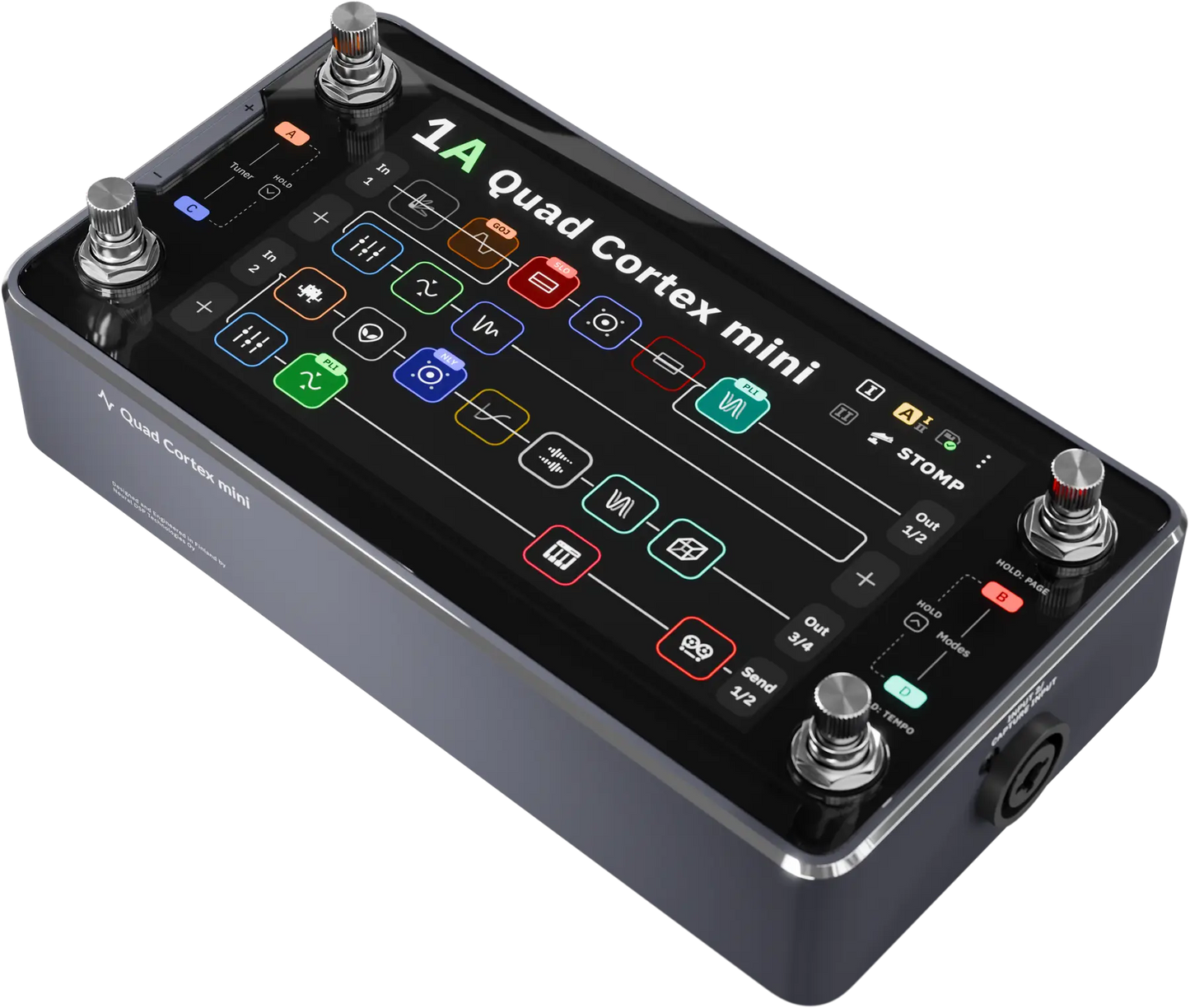 Neural DSP Quad Cortex Mini Guitar Effects Processor Modeling Pedal