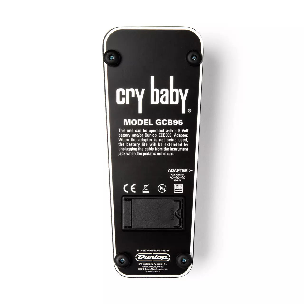 Dunlop Cry Baby Original Wah GCB-95 Pedal