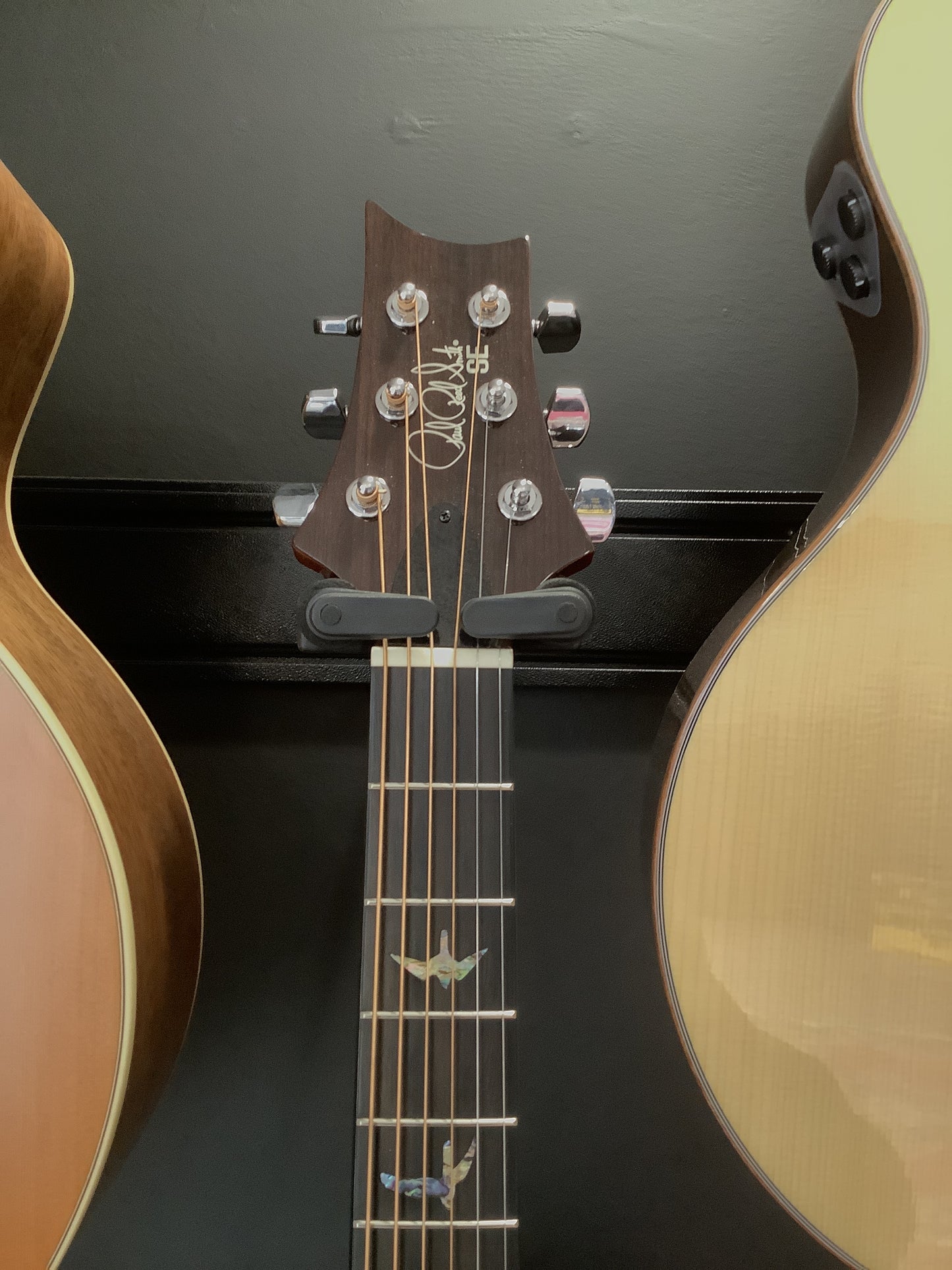 USED Paul Reed Smith PRS A50E Acoustic Guitar Black Gold Fishman Preamp