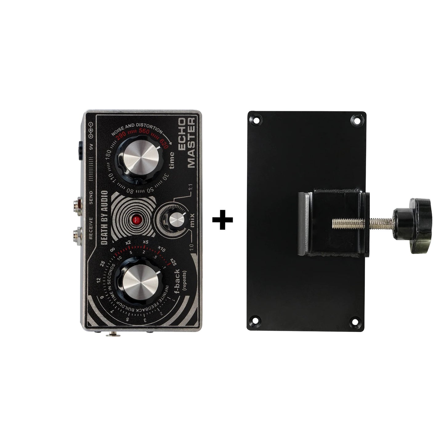 Death by Audio Echo Master Lo-Fi Analog Tape Delay Pedal (with mic clip)