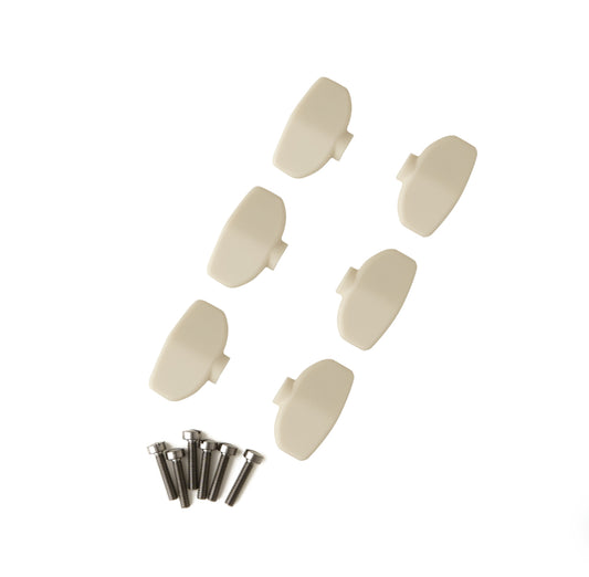 Paul Reed Smith PRS Phase III Wing Tuner Buttons OEM Replacement Parts - Ivory (6)