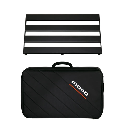 Mono Pedalboard Rail with Stealth Club Case (Medium, Black)