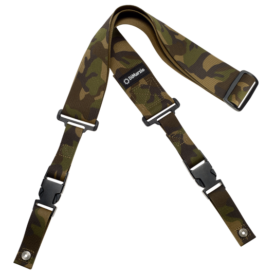 Dimarzio Cliplock Cordura Guitar Strap Camo DD2200CM