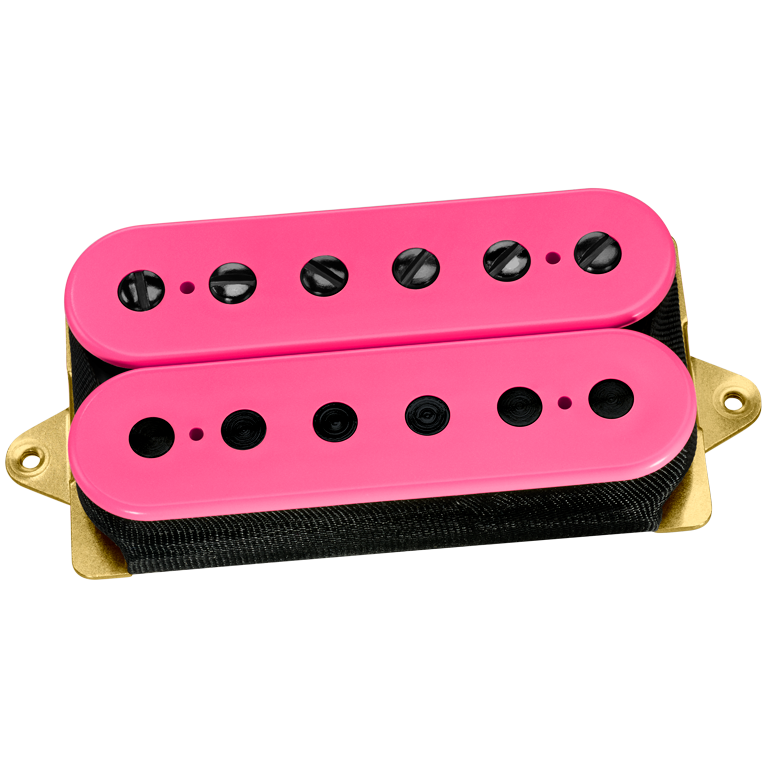 Dimarzio DP155PK+BK Tone Zone Humbucker Pickup Pink w/Black Poles