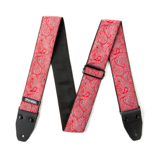Dunlop Jacquard Ranger Red Paisley Guitar Strap