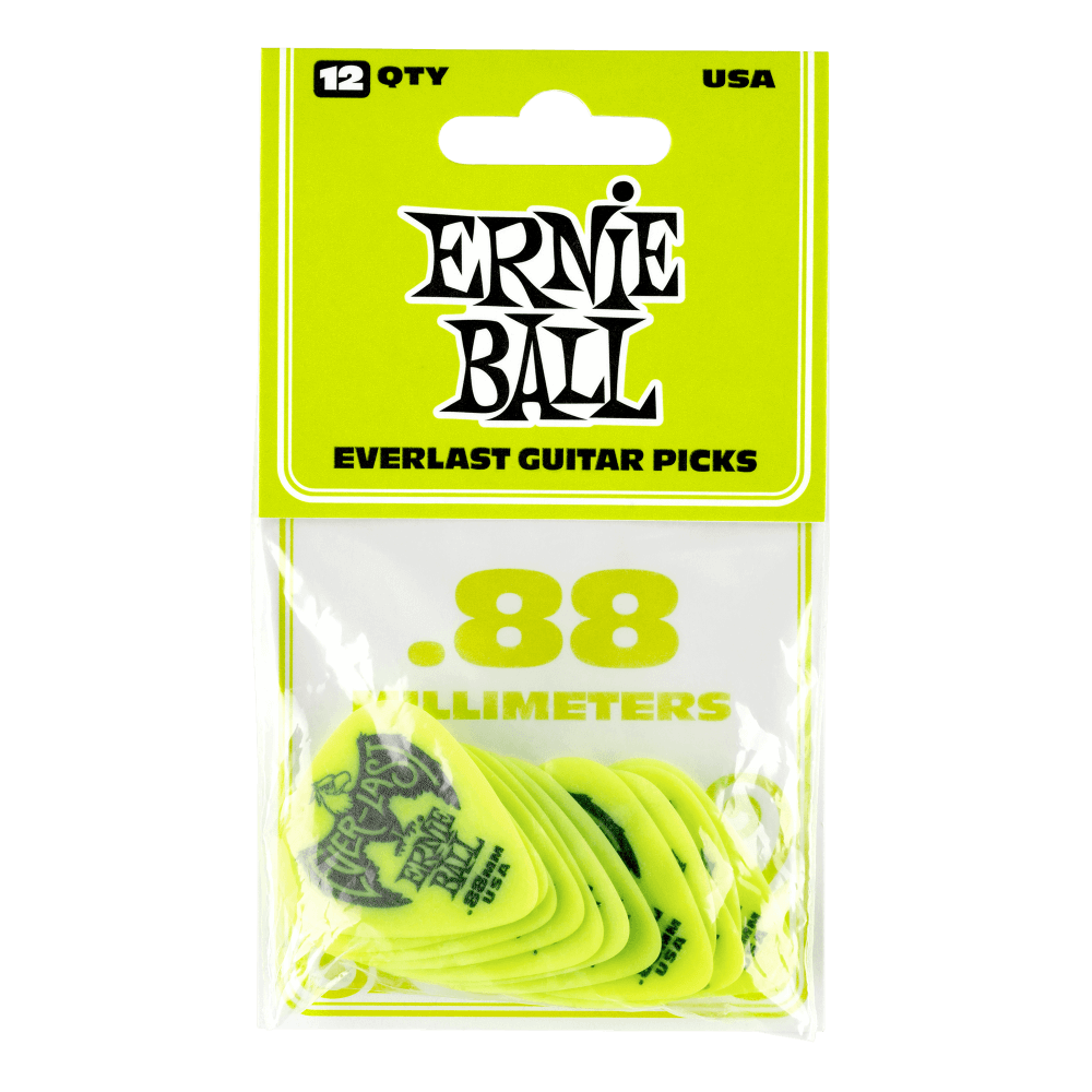 Ernie Ball Everlast Guitar Picks .88mm
