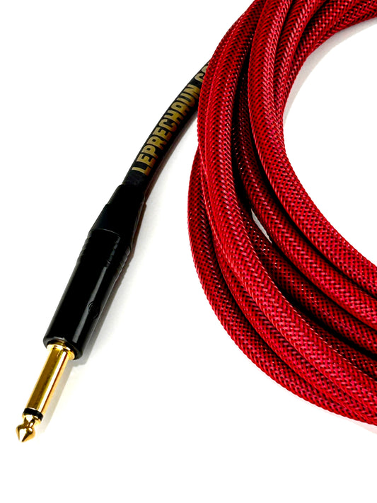 Leprechaun Gold Instrument Cable (Red)