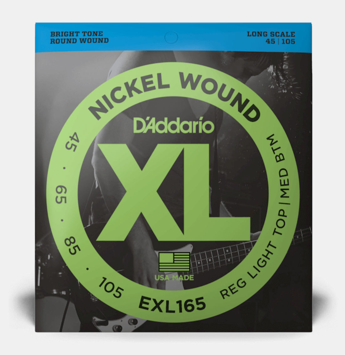 D'Addario XL Nickel Wound Bass Guitar Strings