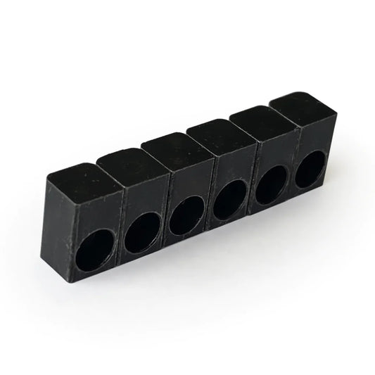 Floyd Rose String Lock Insert Blocks (6) Black