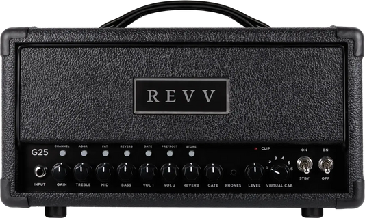 Revv Amplification G25 Tube Amp Head 25w Amplifier Black
