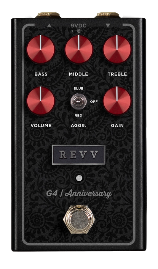 Revv Amplification G4 Overdrive Pedal Anniversary