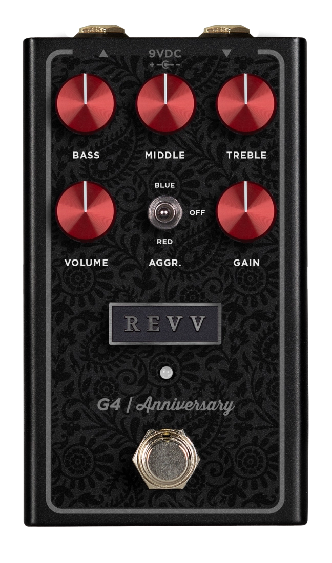 Revv Amplification G4 Overdrive Pedal Anniversary