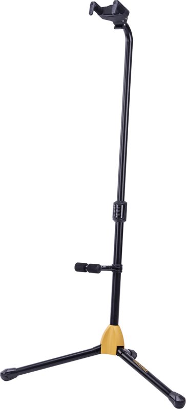 Hercules Stands Auto Grip System (AGS) Single Guitar Stand w/Backrest GS412B+