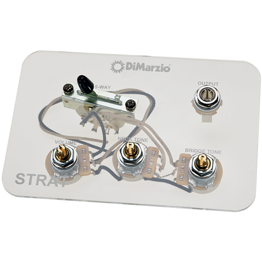 Dimarzio Prewired Strat Wiring Harness with 5-Way Switch 250k Pots GW2108A5