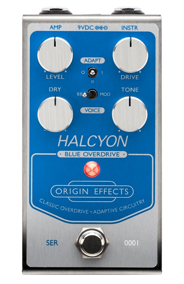 Origin Effects Halcyon Blue Overdrive Pedal