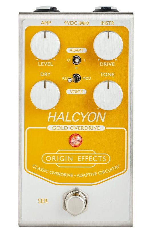 Origin Effects Halcyon Gold Overdrive Pedal