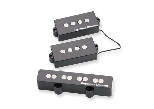 Seymour Duncan Quarter Pound P-J Bass Pickups Set Black