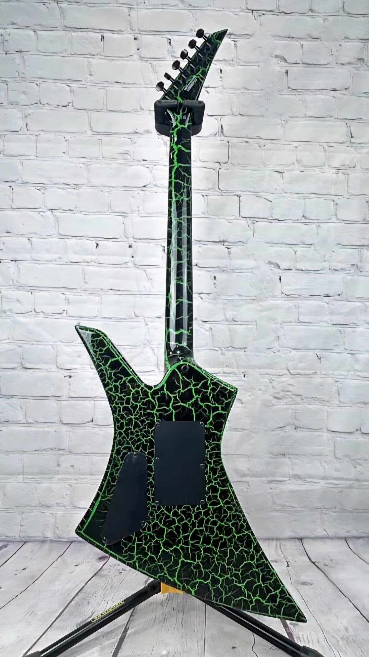 Jackson Guitars Pro Series Signature Brandon Ellis Kelly 6 String Electric Guitar Green Crackle