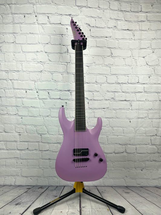 USED LTD SC-607B1 Stephen Carpenter 7 String Baritone Electric Guitar Lavender Haze