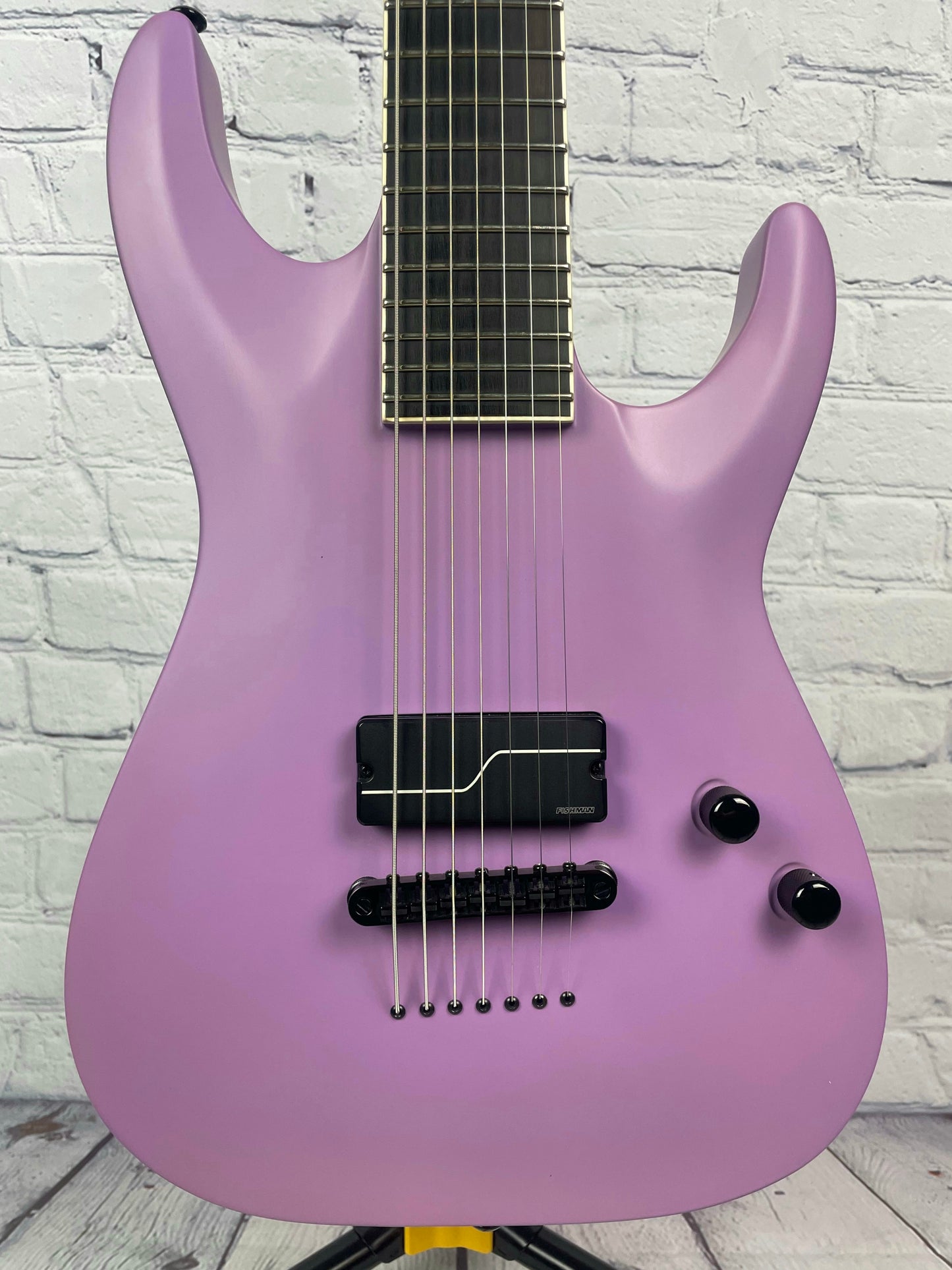 USED LTD SC-607B1 Stephen Carpenter 7 String Baritone Electric Guitar Lavender Haze