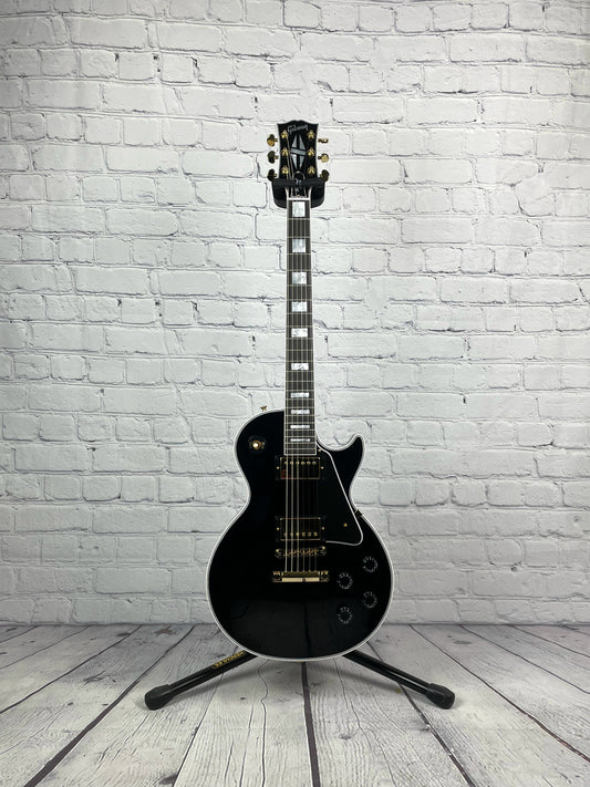Gibson Custom Shop Les Paul Custom Electric Guitar Ebony