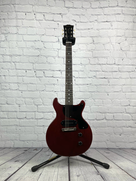 Gibson Custom Shop 1958 Les Paul Double Cutaway Reissue Electric Guitar Faded Cherry