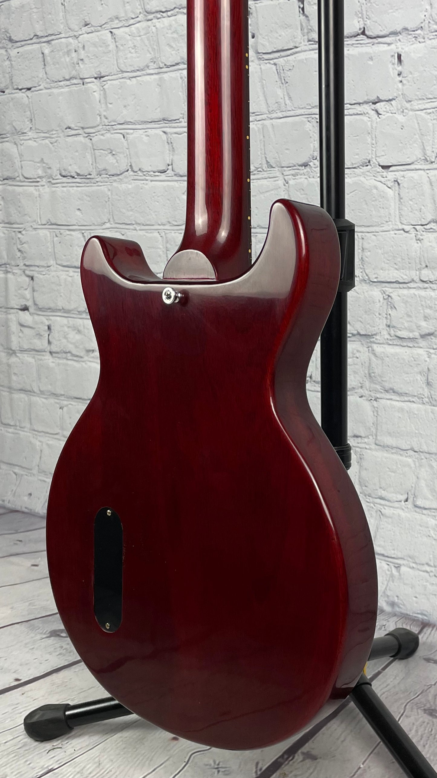 Gibson Custom Shop 1958 Les Paul Jr. Double Cutaway Reissue Electric Guitar Faded Cherry