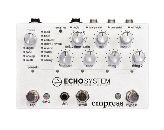 Empress Effects Echosystem Dual Engine Delay Pedal