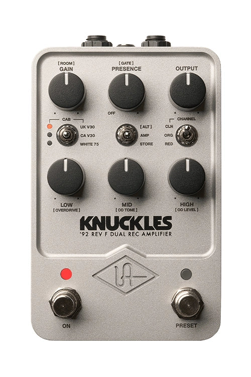 Universal Audio UA Knuckles '92 Rev F Dual Rec Amplifier Pedal