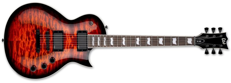 ESP LTD EC-400QM VTB 6 String Electric Guitar Vintage Burst