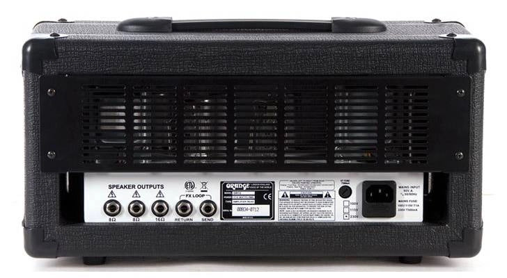 Orange Amplifiers OR15H BK 15w Tube Amp Head Black Tolex