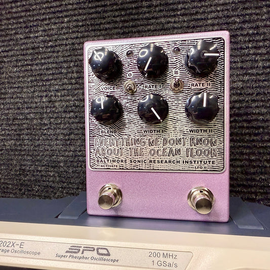 BSRI Everything We Don't Know About The Ocean Floor V2 Dual LFO Chorus & Vibrato Pedal