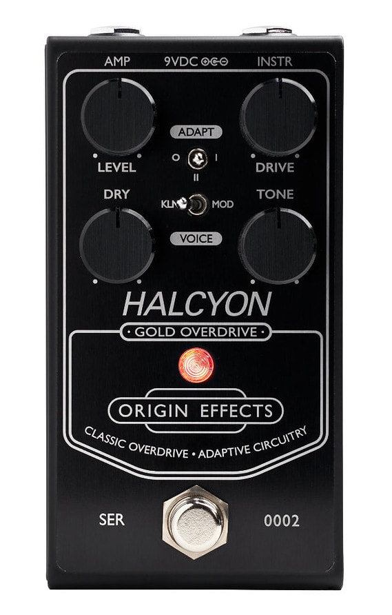 Origin Effects Halcyon Gold Overdrive Pedal Black Edition