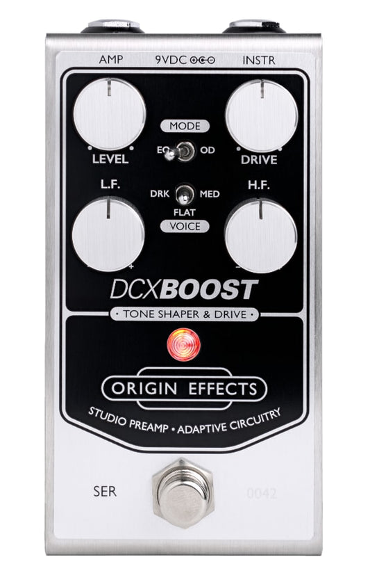 Origin Effects DCX Boost Tone Shaper & Drive Pedal