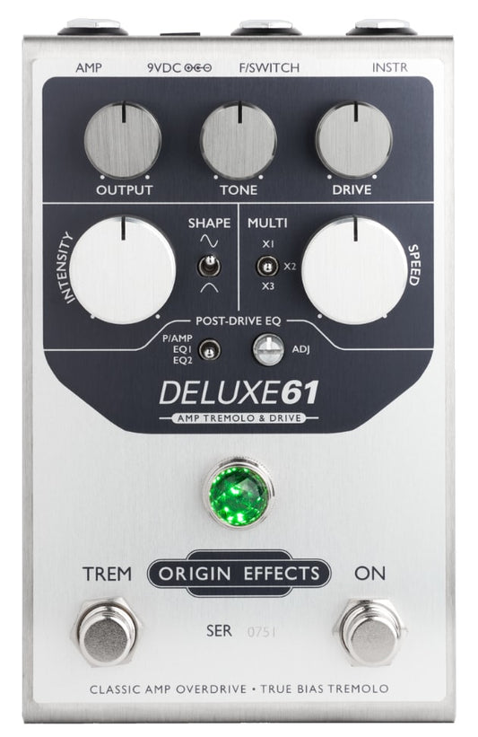 Origin Effects Deluxe61 Amp Tremolo & Drive Pedal