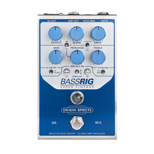 Origin Effects BassRIG Super Vintage Preamp Pedal