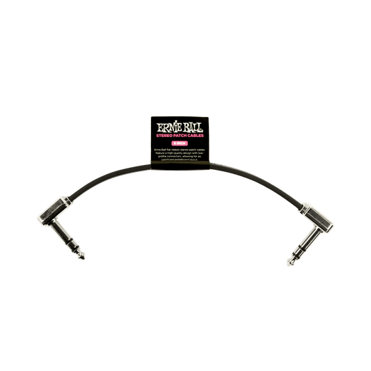 Ernie Ball Stereo Flat Ribbon Patch Cable - 6'