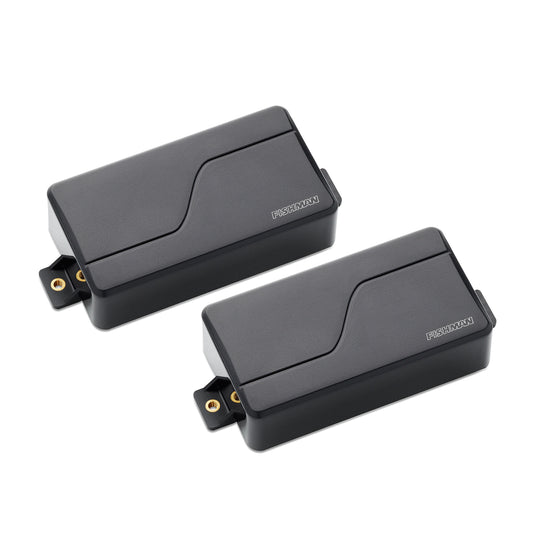 Fishman Fluence Pickups Modern 6 String Humbucker Set Black Plastic PRF-M36-SB2