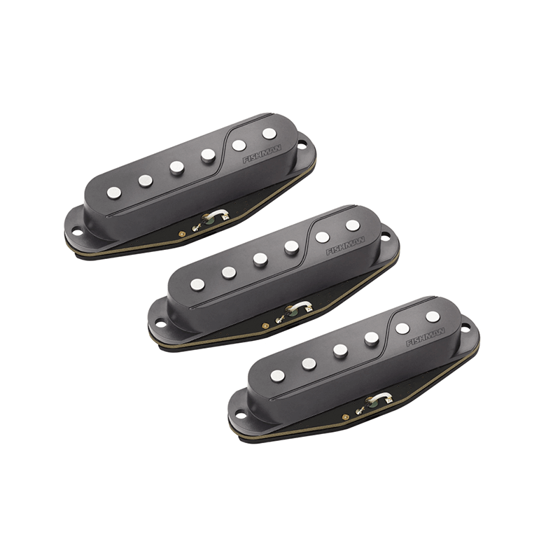 Fishman Fluence Single Width Active Single Coil Pickups Black