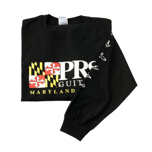 Paul Reed Smith PRS Maryland Made Long Sleeve T-Shirt Black